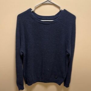 Navy Blue Knit Sweater